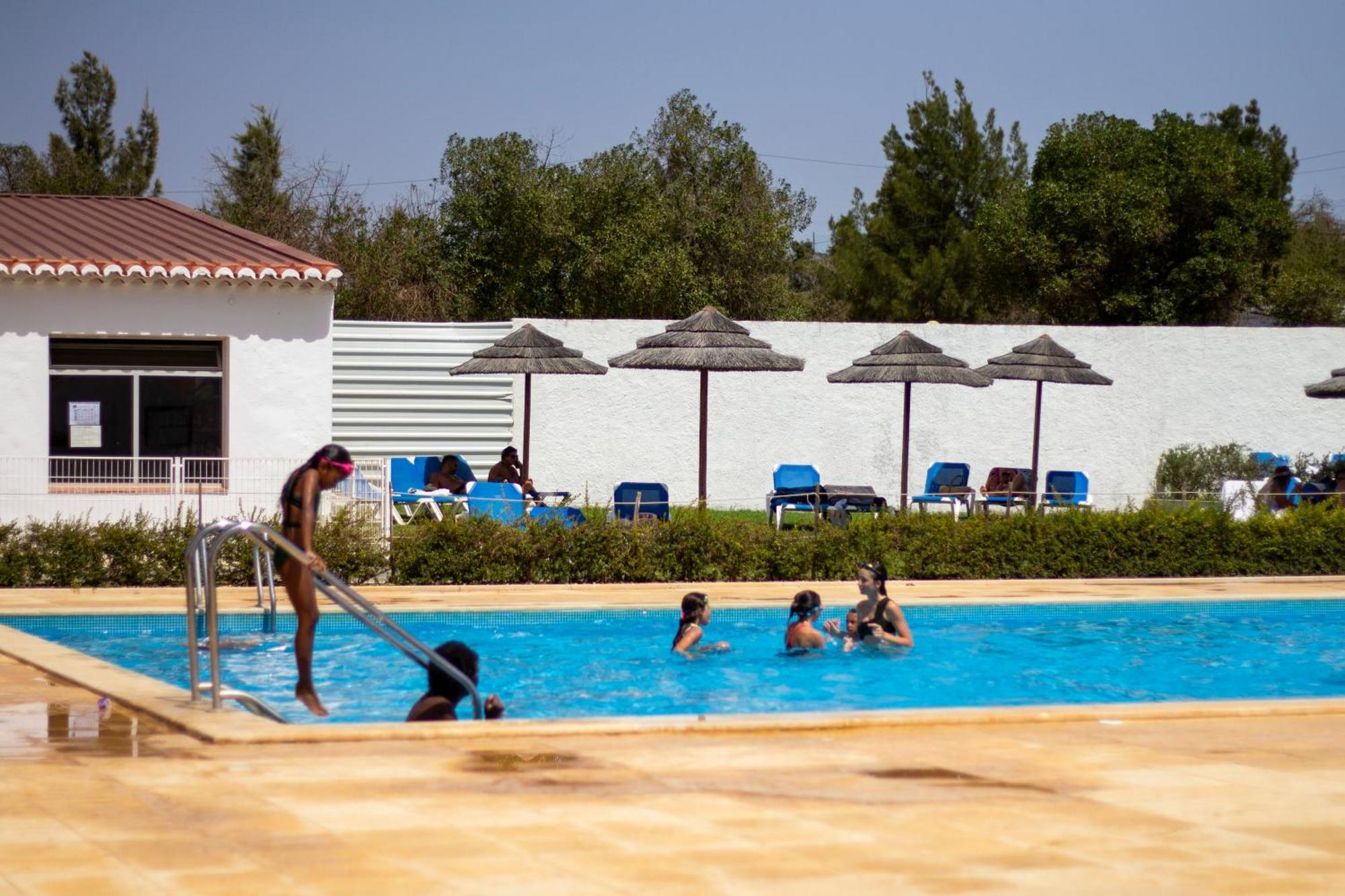 Parque de Campismo Orbitur Valverde Luz Exterior foto